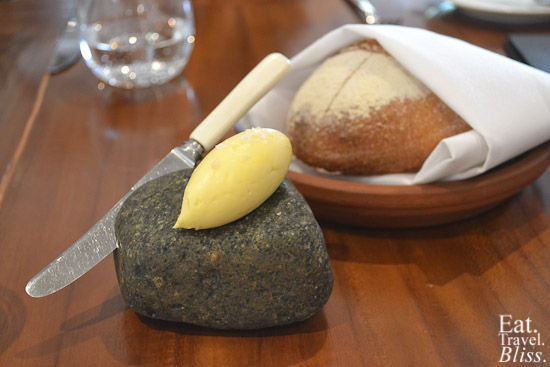 house baked rye with house smoked cultured butter