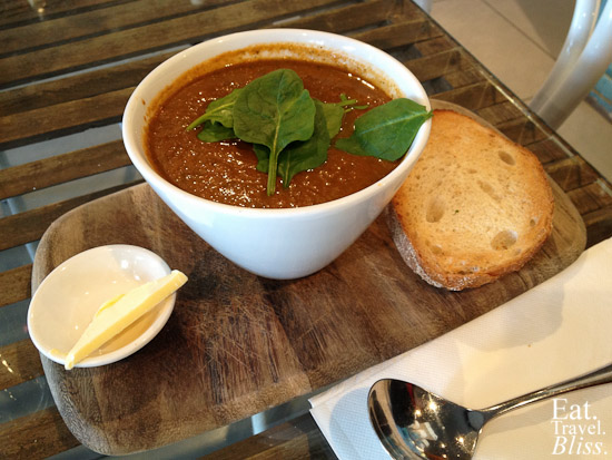 Tomato soup (winter menu)