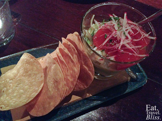 Mexicano - prawn cerviche