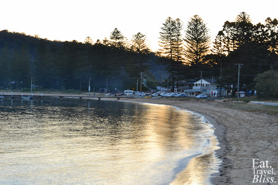 Patonga - looking back to the pub